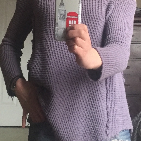 Free People Mauve Sweater - Picture 4 of 5